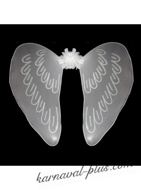 Крылья Ангела белые с цветком